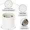 Makeup Brush Holder Organizer -360° Rotating Multi-Functional Pen Holder for Desk,Multi-Purpose Desktop Stationary Organizer,Storage Cup for Lipsticks, Comb, Beauty Tool in Vanity (White)
